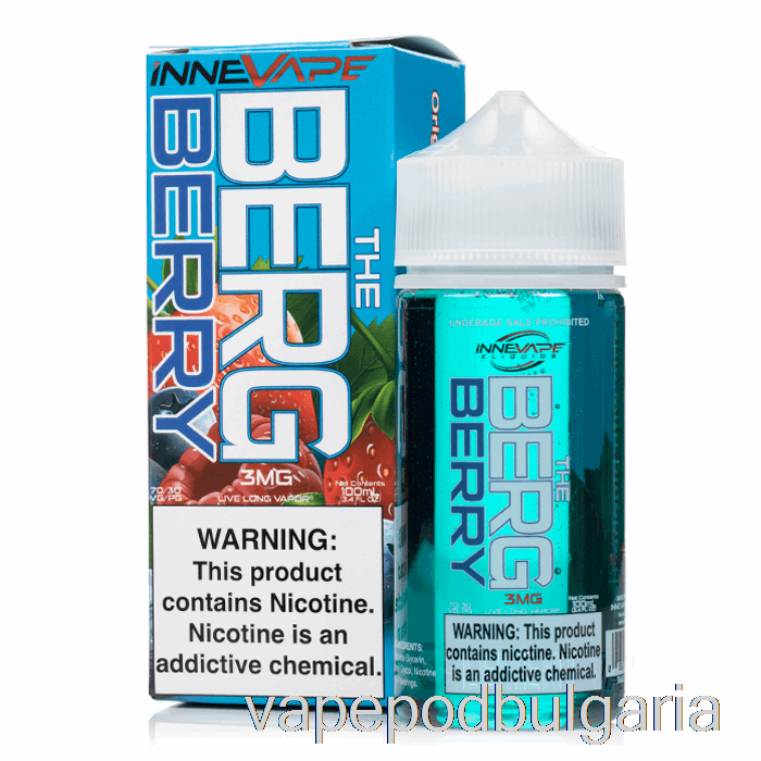 Vape 10000 Дръпки Heisenberg Berry - Innevape E-liquid - 100ml 0mg